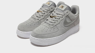 Nike Air Force 1 07 Grey Suede | Where To Buy | undefined | The Sole ...