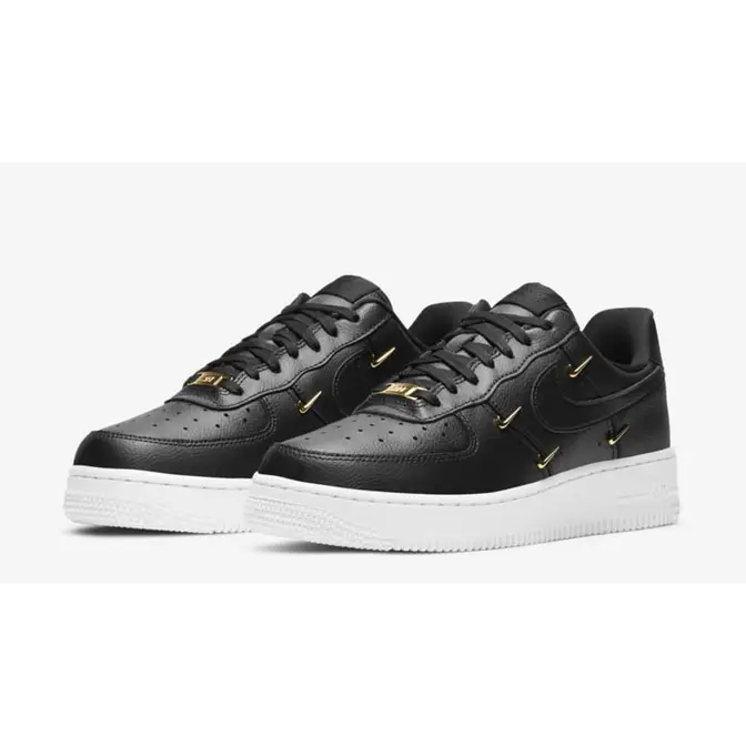 Nike Air Force 1 07 Lx Black Metallic Gold 