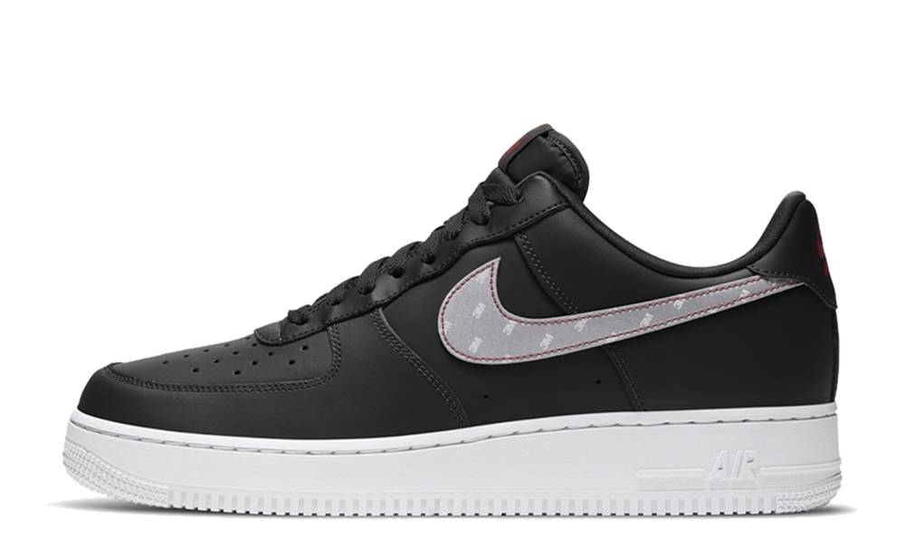 ribbon Outcome distance Nike Air Force 1 3M Swoosh Black White | Where To Buy | CT2296-001 | The  Sole Supplier