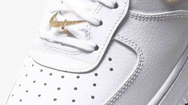 Nike Air Force 1 Low White Metallic Gold | Where To Buy | DC2181-100 | The  Sole Supplier