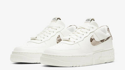 air force 1 pixel trainers sail desert sand leopard white