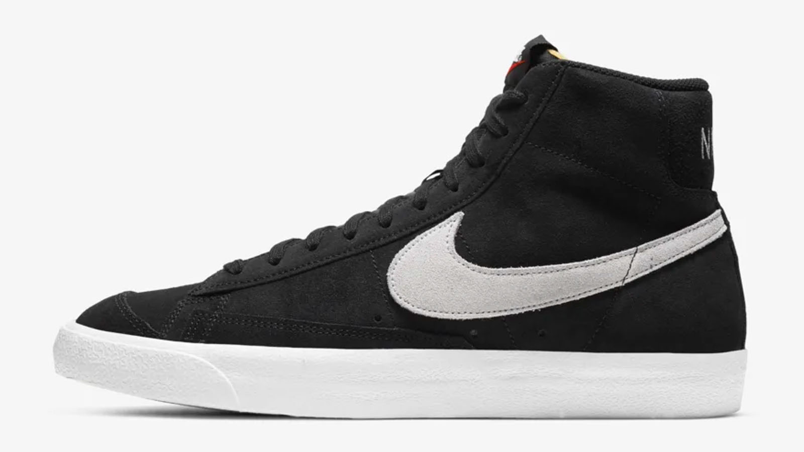 nike blazer black white