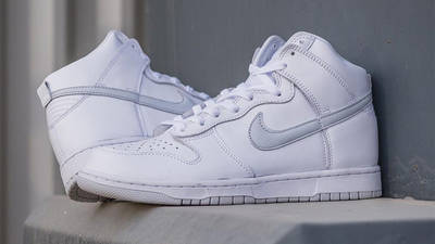 nike dunk white pure platinum
