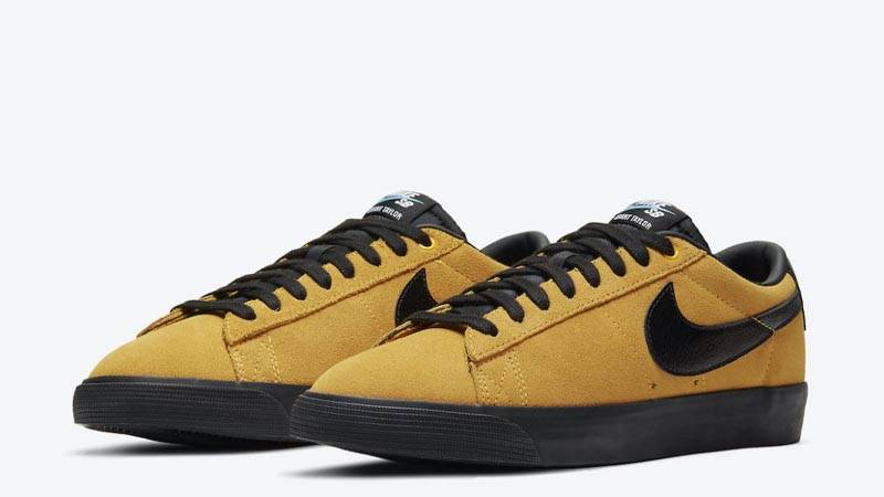 Nike SB Blazer Low GT University Gold Front