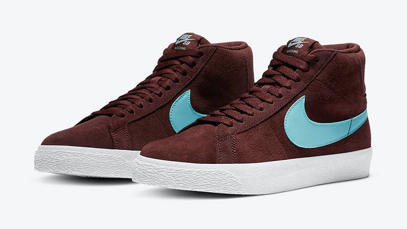 Nike SB Blazer Mid Glacier Ice 864349-600 front
