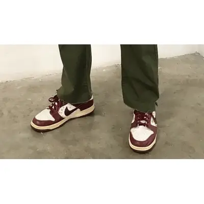 Nike SB Dunk Low Stars Barkroot Brown On Foot Front