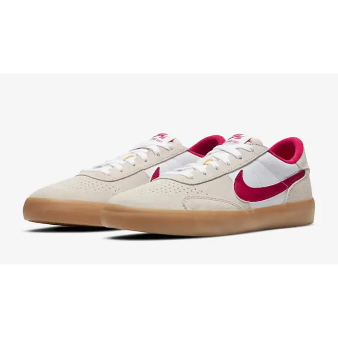 Nike SB Heritage Vulc White Cardinal Red | Where To Buy | CD5010-101 ...