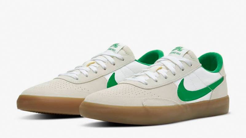 Nike SB Heritage Vulc White Lucky Green CD5010-101 front