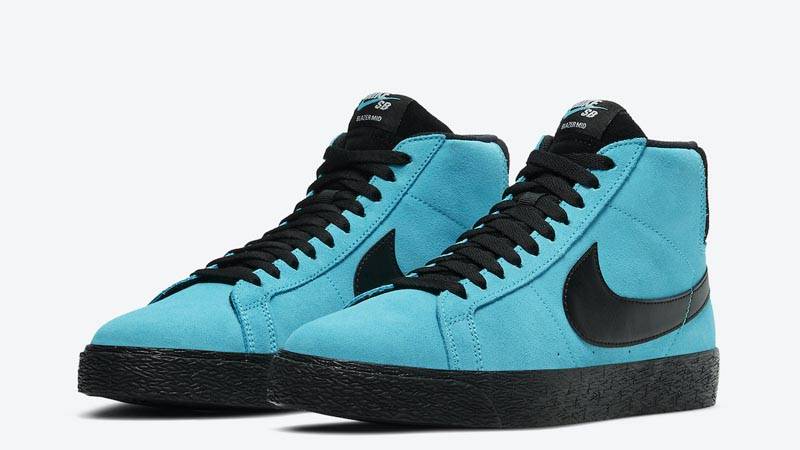 Nike SB Zoom Blazer Mid Baltic Blue Front