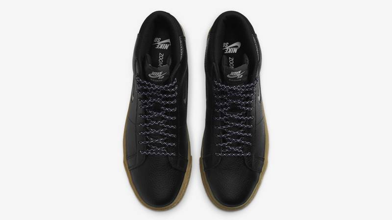 Nike SB Zoom Blazer Mid Premium Black Gum Light Brown Middle