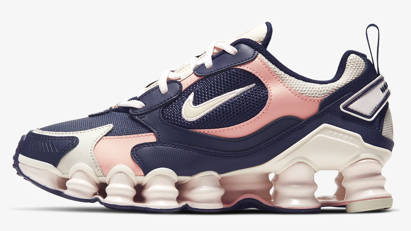 nike shox navy pink