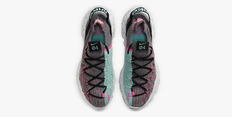 Nike Space Hippie 04 Smoke Grey Pink Middle