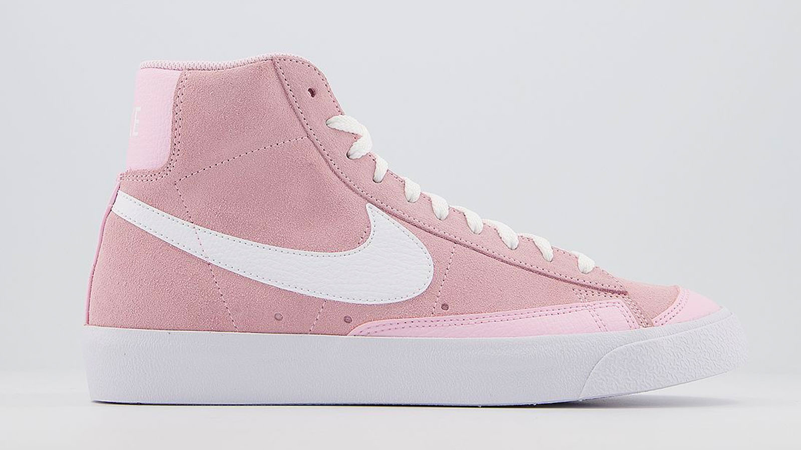 nike suede pink blazer