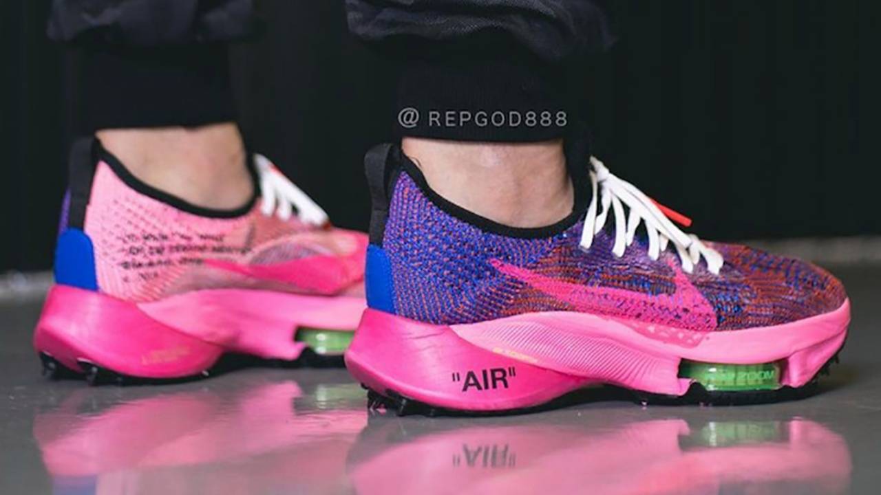off white nike zoom tempo next purple pink 4