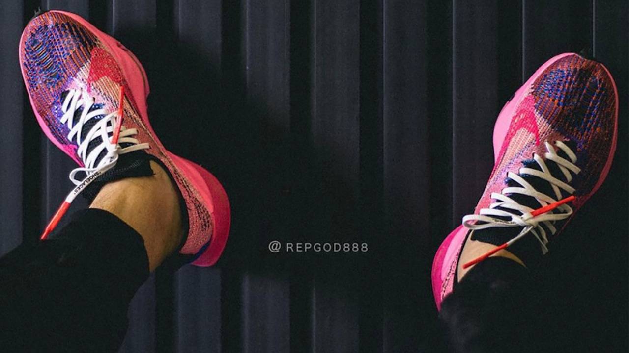 off white nike zoom tempo next purple pink 5