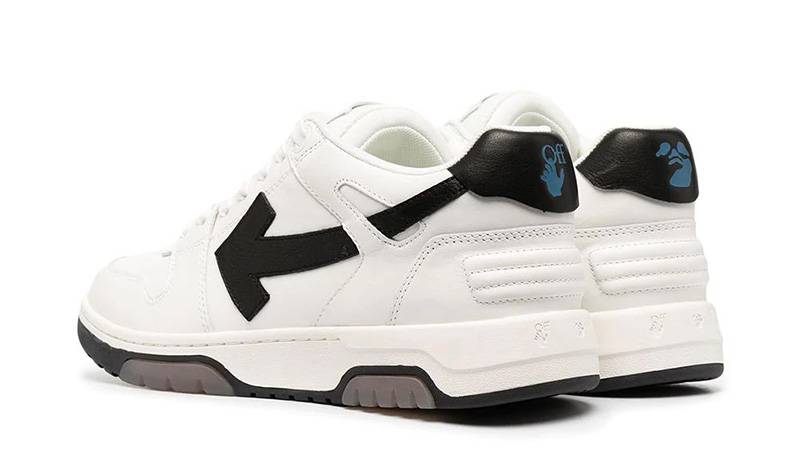 Off-White Out of Officce Low Top White Black OMIA189R21LEA0010110 back