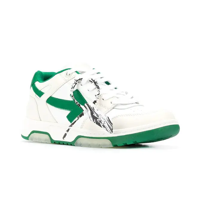 Off-White Out of Office Low Top White Green | Where To Buy ...