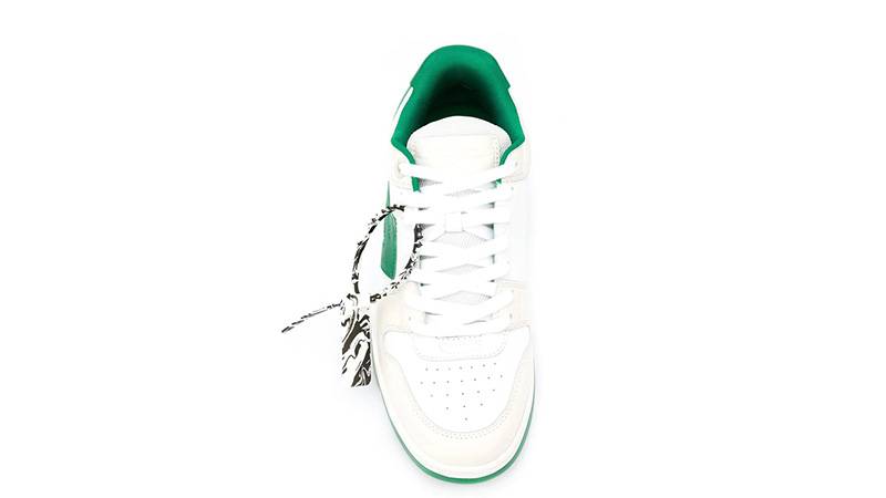 Off-White Out of Officce Low Top White Green OMIA189F20LEA0010155 middle