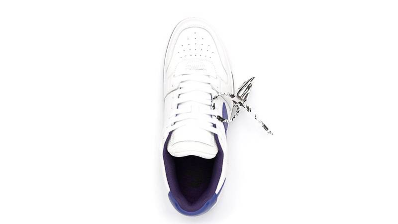 Off-White Out of Officce Low Top White Purple OMIA189F20LEA0010135 middle
