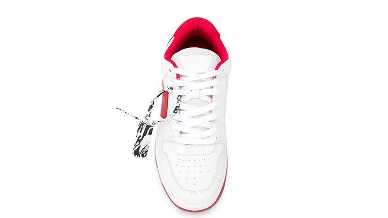 Off-White Out of Officce Low Top White Red OMIA189F20LEA0010125 middle