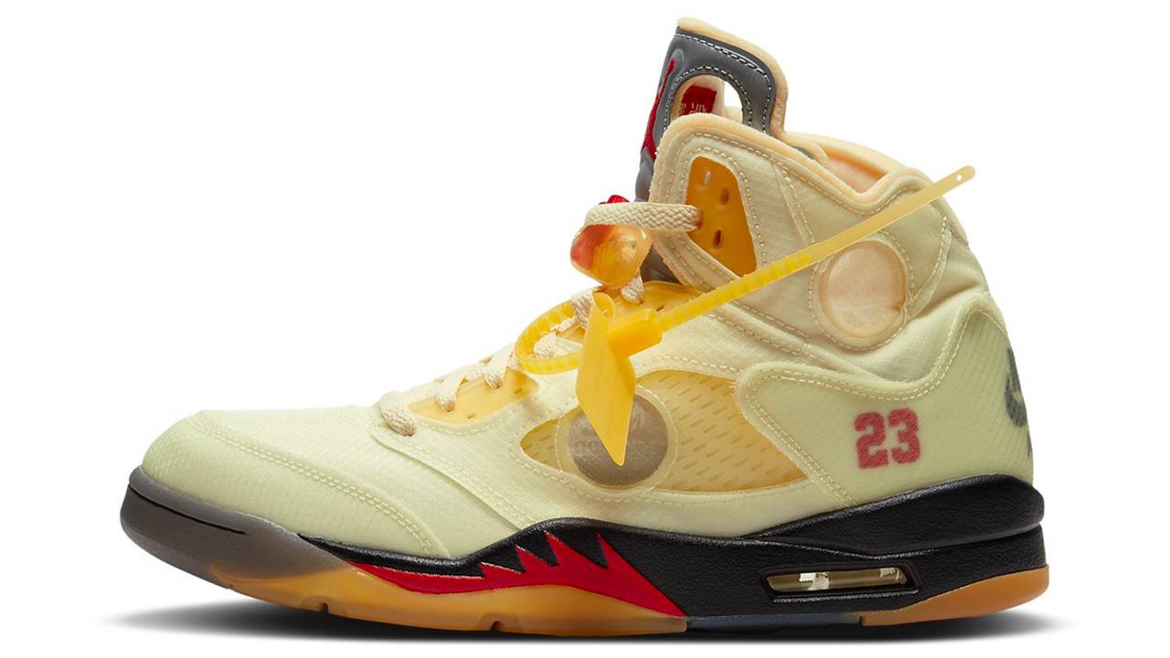 Off-White x Air Jordan 5 "Sail"