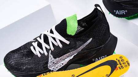 A Closer Look at the Off-White x Nike Air Zoom Tempo NEXT% "Black"