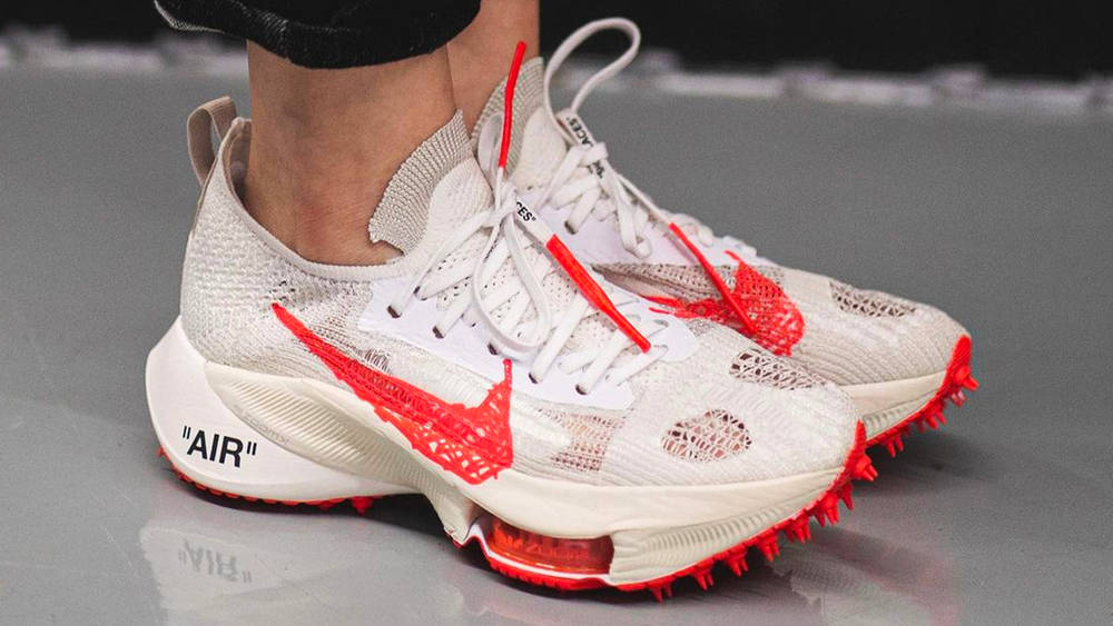 M*様 NIKE × OFF WHITE AIR ZOOM TEMPO NEX日 Off White Nike Air Zoom Tempo NEXT White Solar Red | Hypebeast