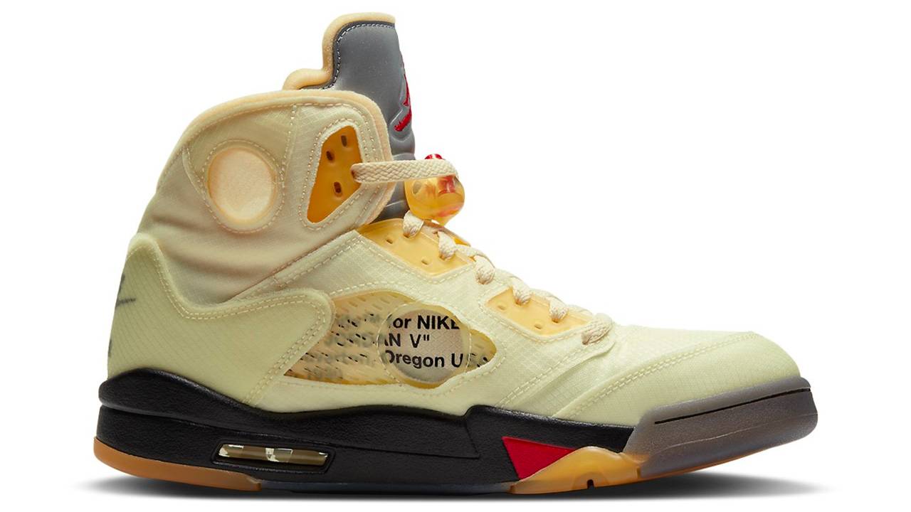 Off-White x Air Jordan 5 "Sail"