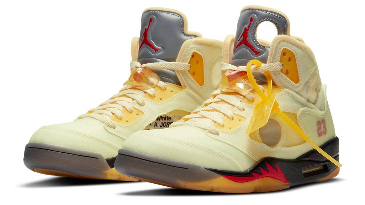 Off-White x Air Jordan 5 "Sail"