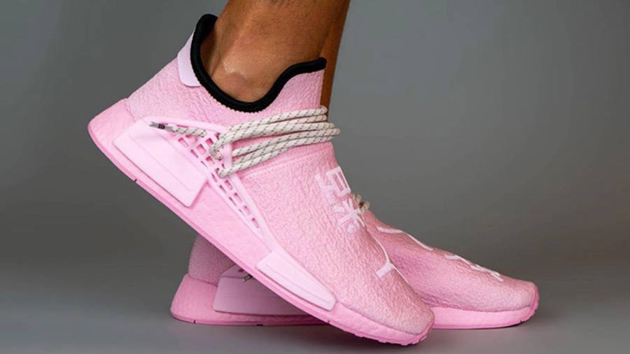 adidas pharrell human race pink