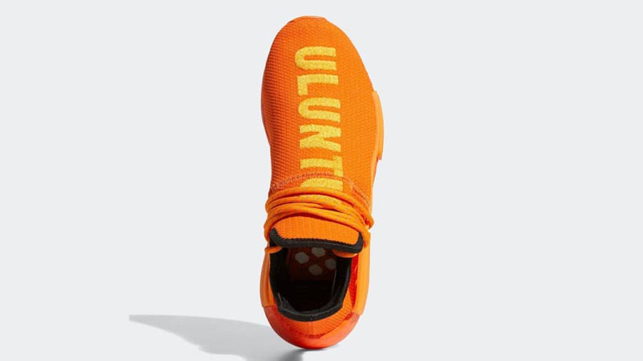 nmd human race orange