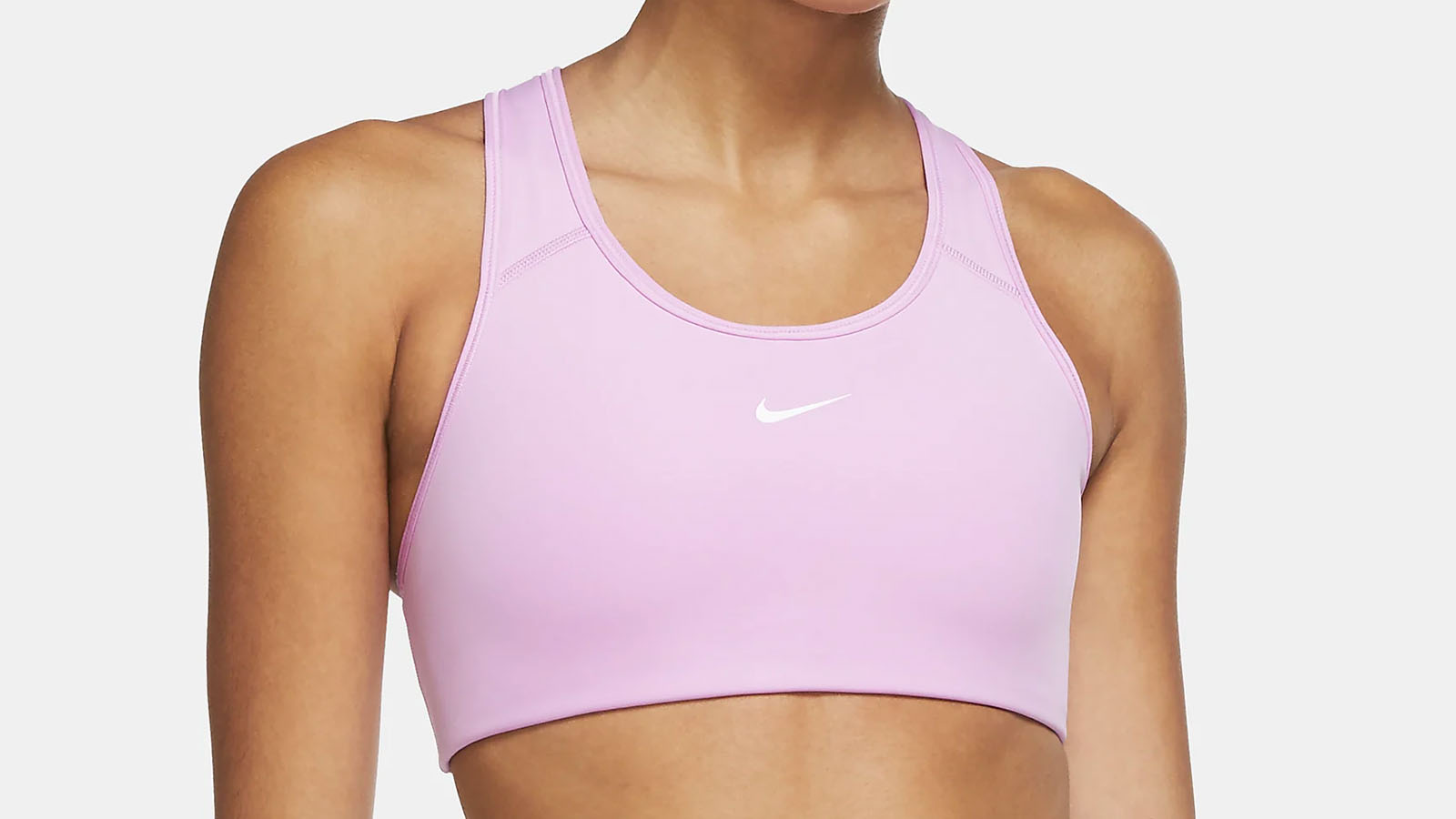 pink nike sports bra