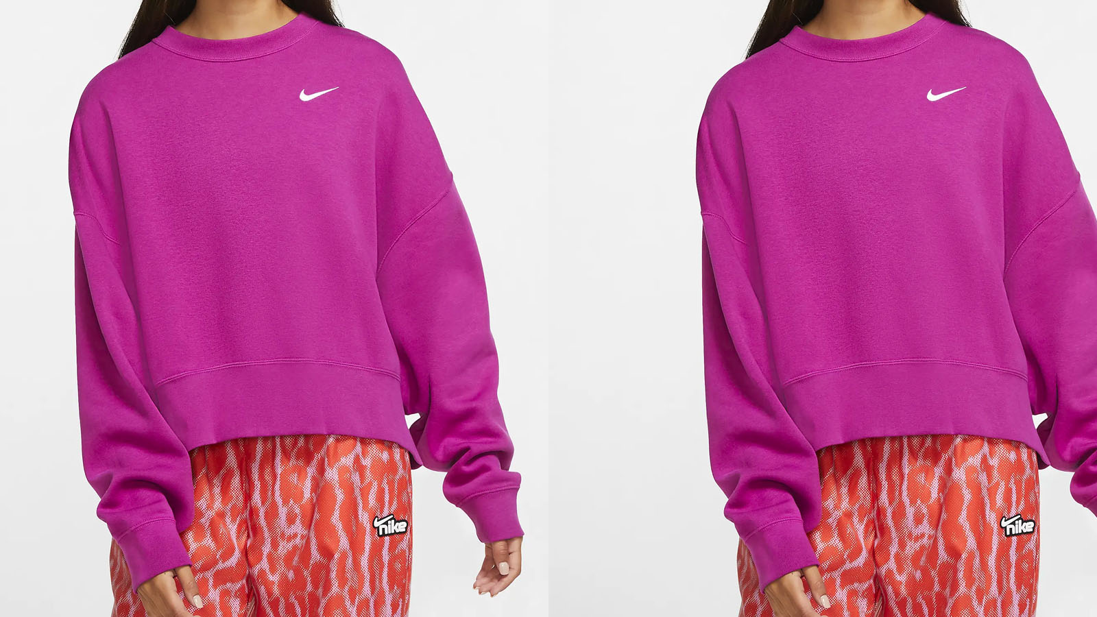 pink nike sweatshirt