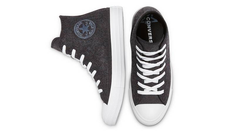Renew Cotton x Converse Chuck Taylor All Star High Top Black Middle