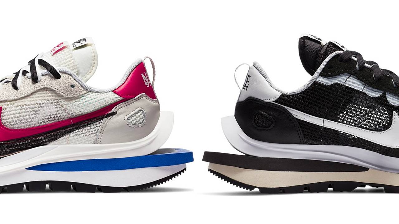 An Official Look at the sacai x Nike VaporWaffle "Sail" & "Black"