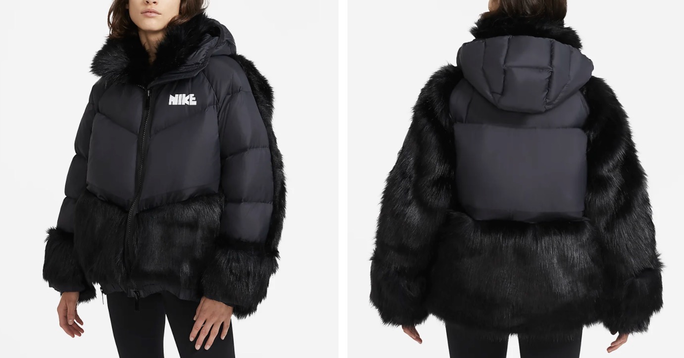 sacai x Nike Parka Black