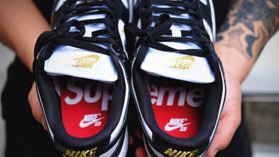 Supreme x Nike SB Dunk Low Stars Black | Where To Buy | DH3228-102 