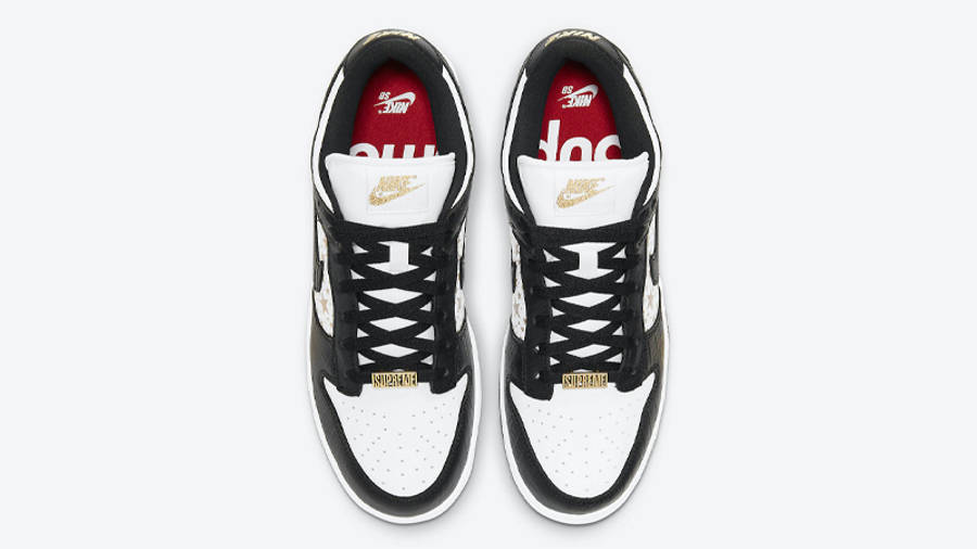 Supreme x Nike SB Dunk Low Stars Black Middle