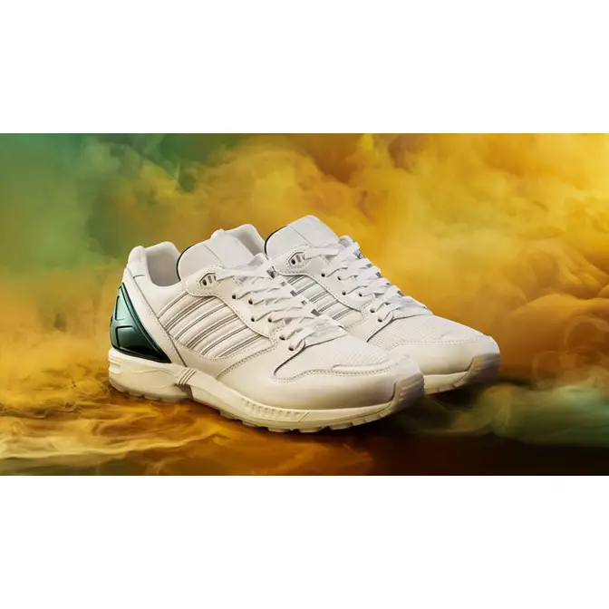 University of Miami x Lite adidas ZX 5000 White In Colours