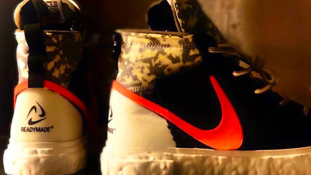 Image via solebyjc READYMADE x Nike Blazer Mid