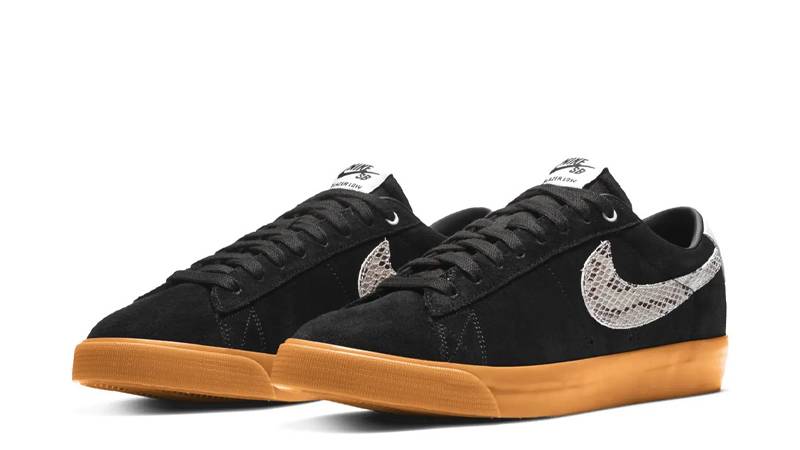 Wacko Maria x Nike SB Blazer Low Black Front