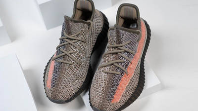 Yeezy Boost 350 V2 Ash Stone Detailed Look Top