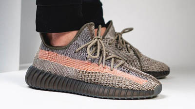Yeezy Boost 350 V2 Ash Stone On Foot Side