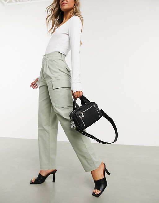 ASOS DESIGN Cargo Trousers Sage