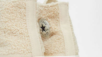 converse teddy fur platform