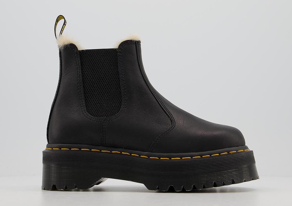 Dr Martens 2976 Fur Lined Chelsea Boots