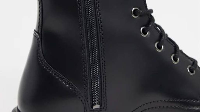 Dr Martens Jadon Platform 8 Eye Boots Black