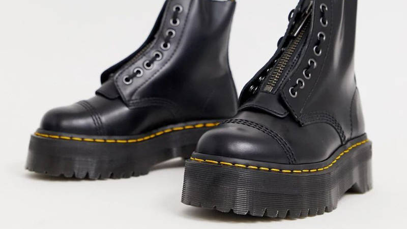 Dr Martens Sinclair Vegan Platform Boots Black