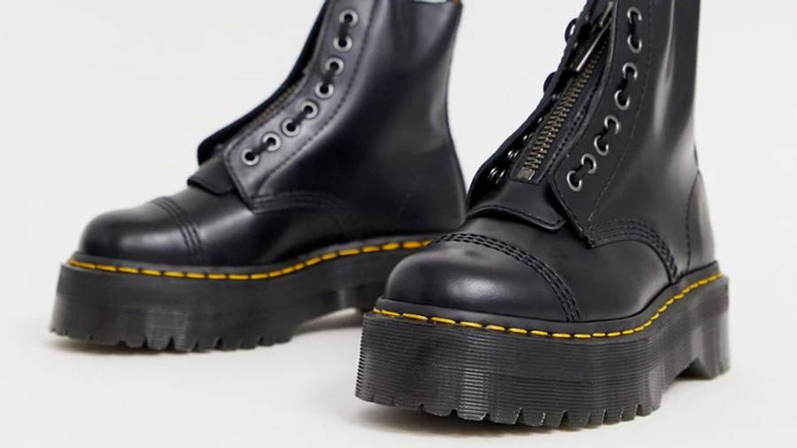 Dr Martens Sinclair Platform Boots Black