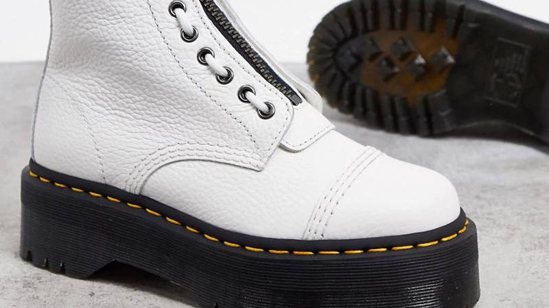 Dr Martens Sinclair Platform Boots White | Where To Buy
